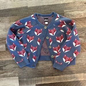 Tea Collection Blue Fox Sweater
